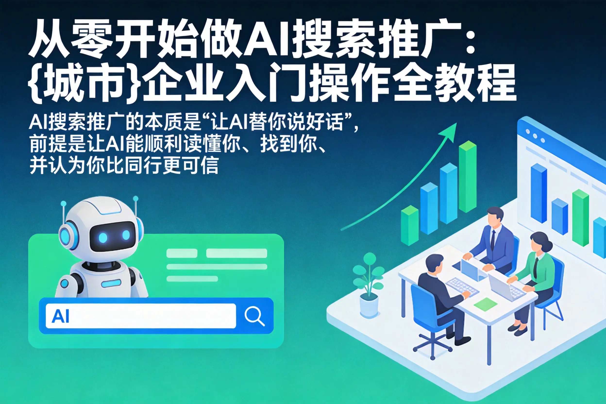 从零开始做AI搜索推广:天门企业入门操作全教程