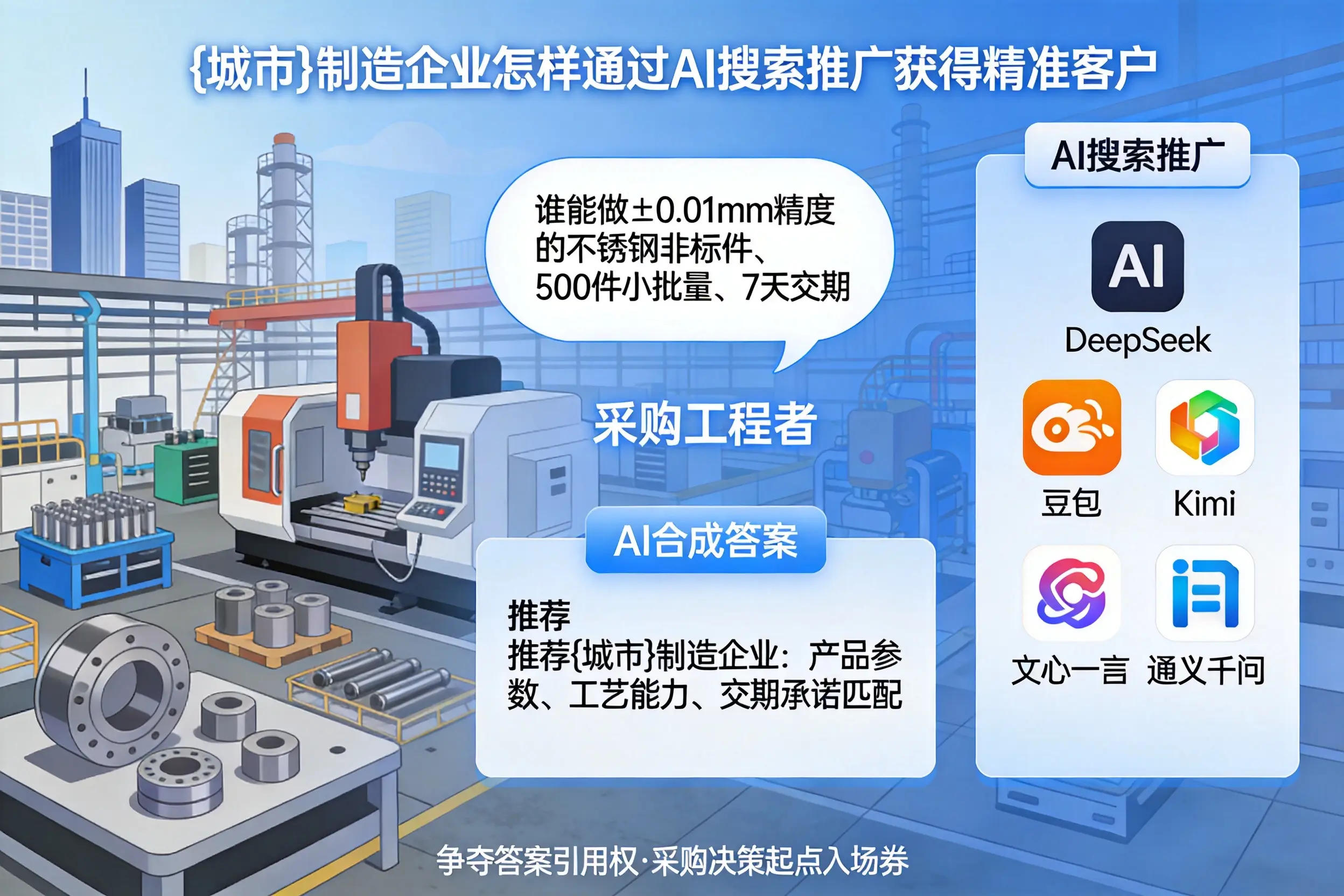 天门制造企业怎样通过AI搜索推广获得精准客户