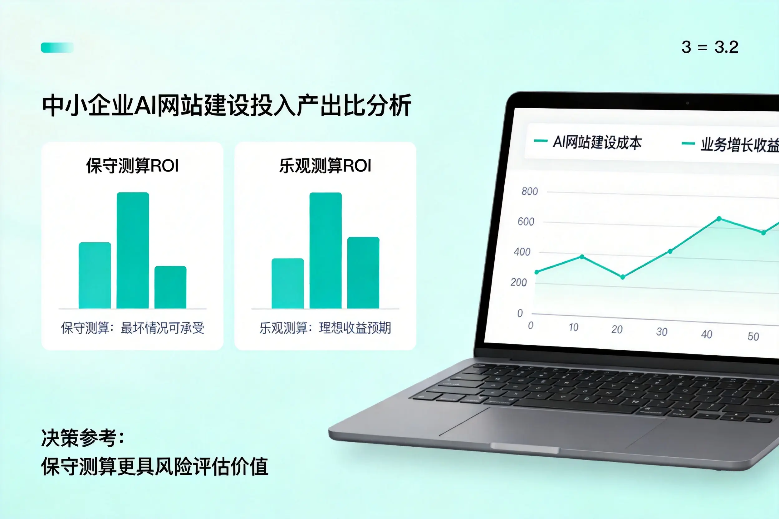 天门中小企业AI网站建设投入产出比怎么算?先看这份分析
