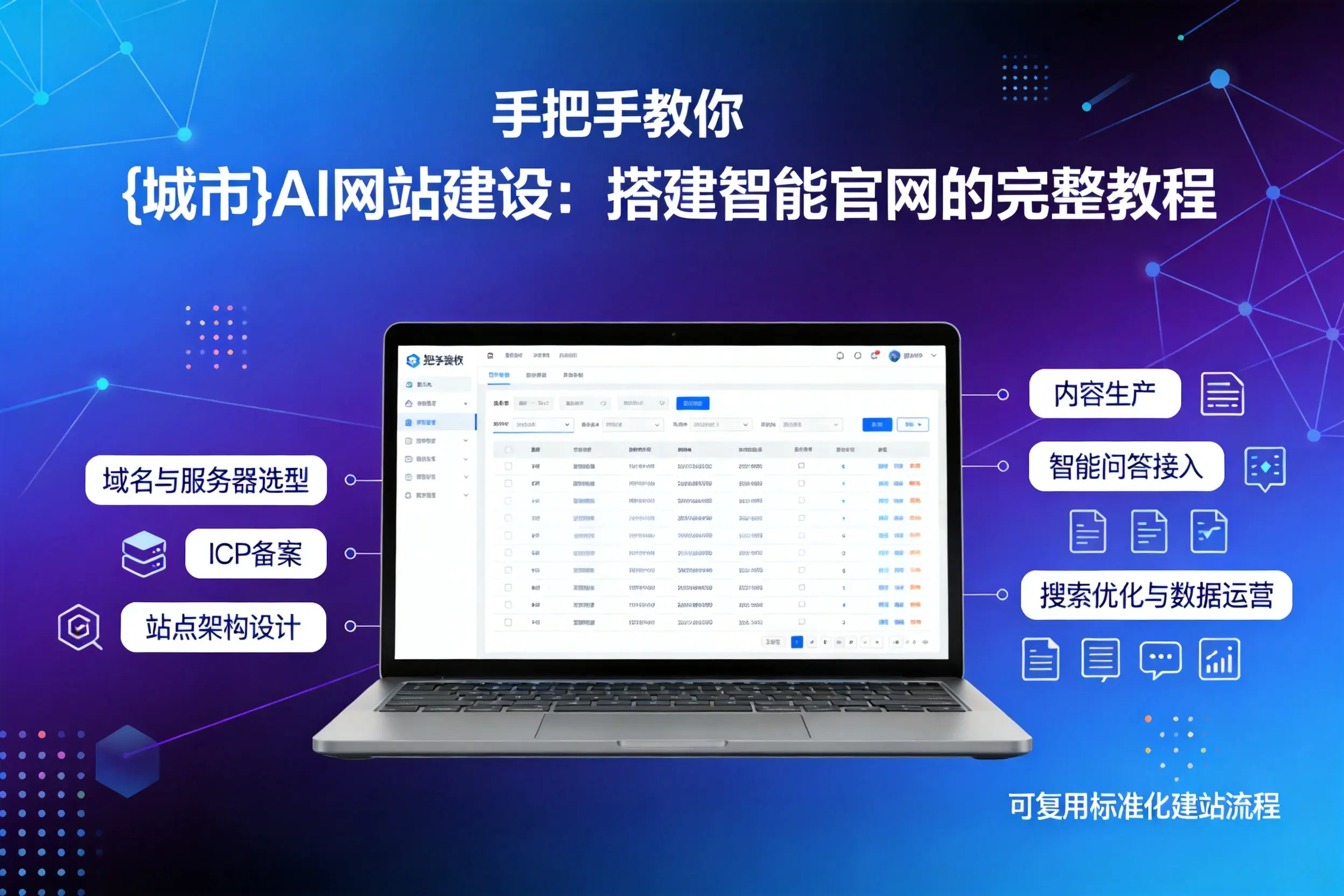 手把手教你天门AI网站建设:搭建智能官网的完整教程
