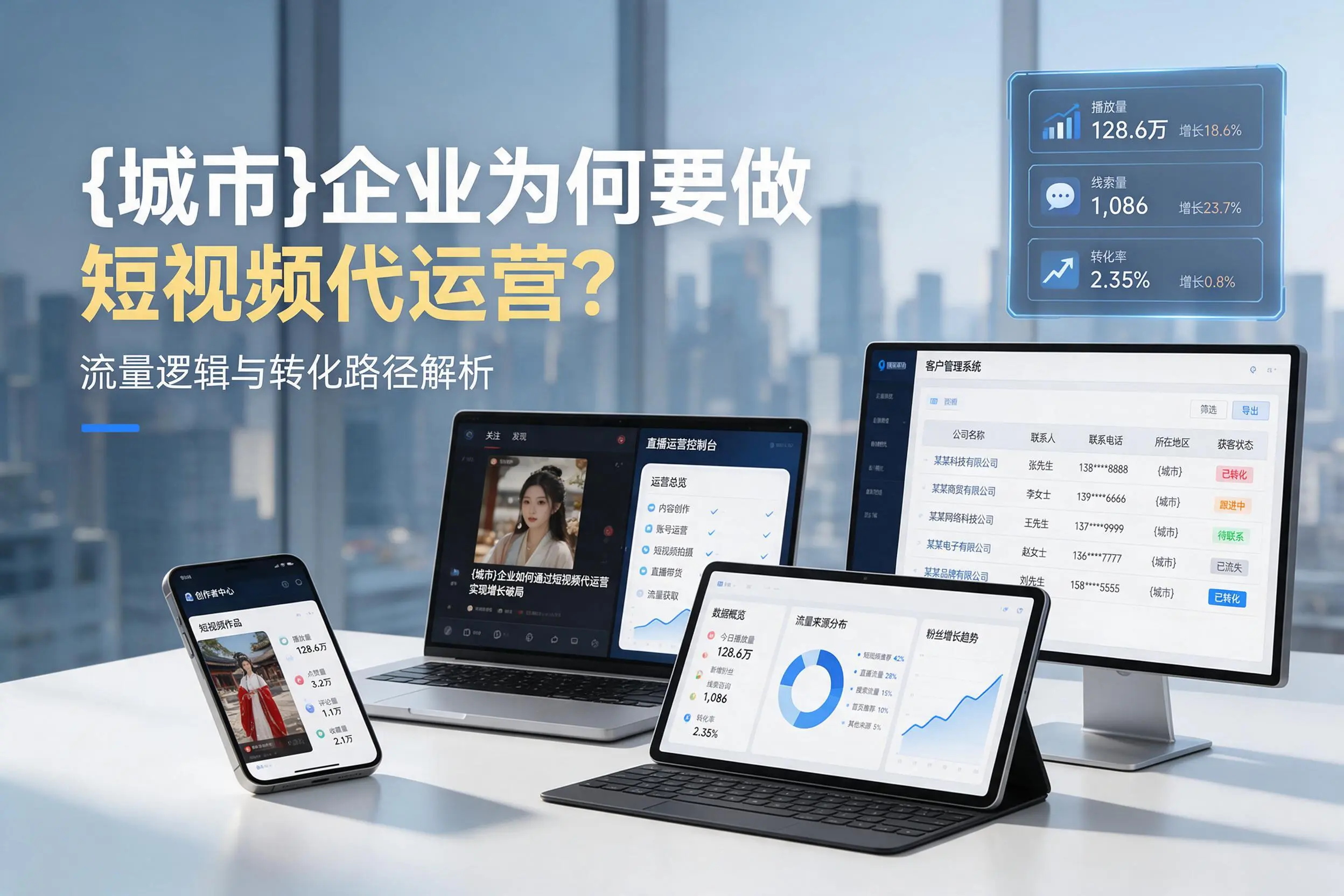 天门企业为何要做短视频代运营？流量逻辑与转化路径解析