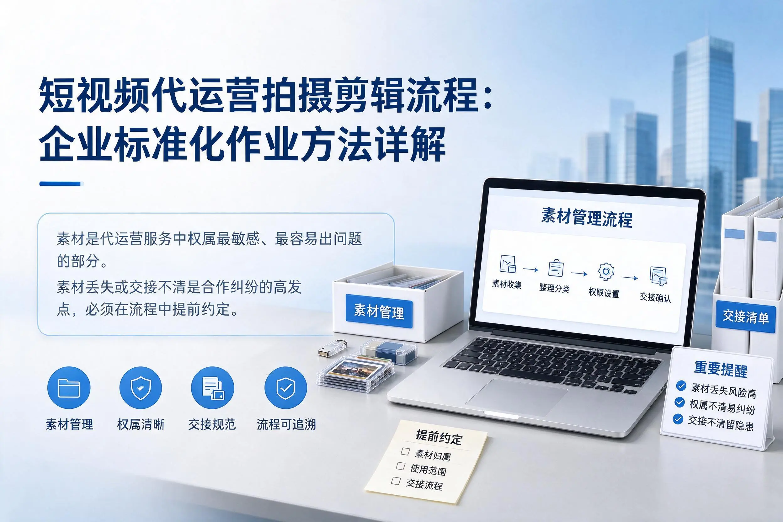 短视频代运营拍摄剪辑流程：天门企业标准化作业方法详解