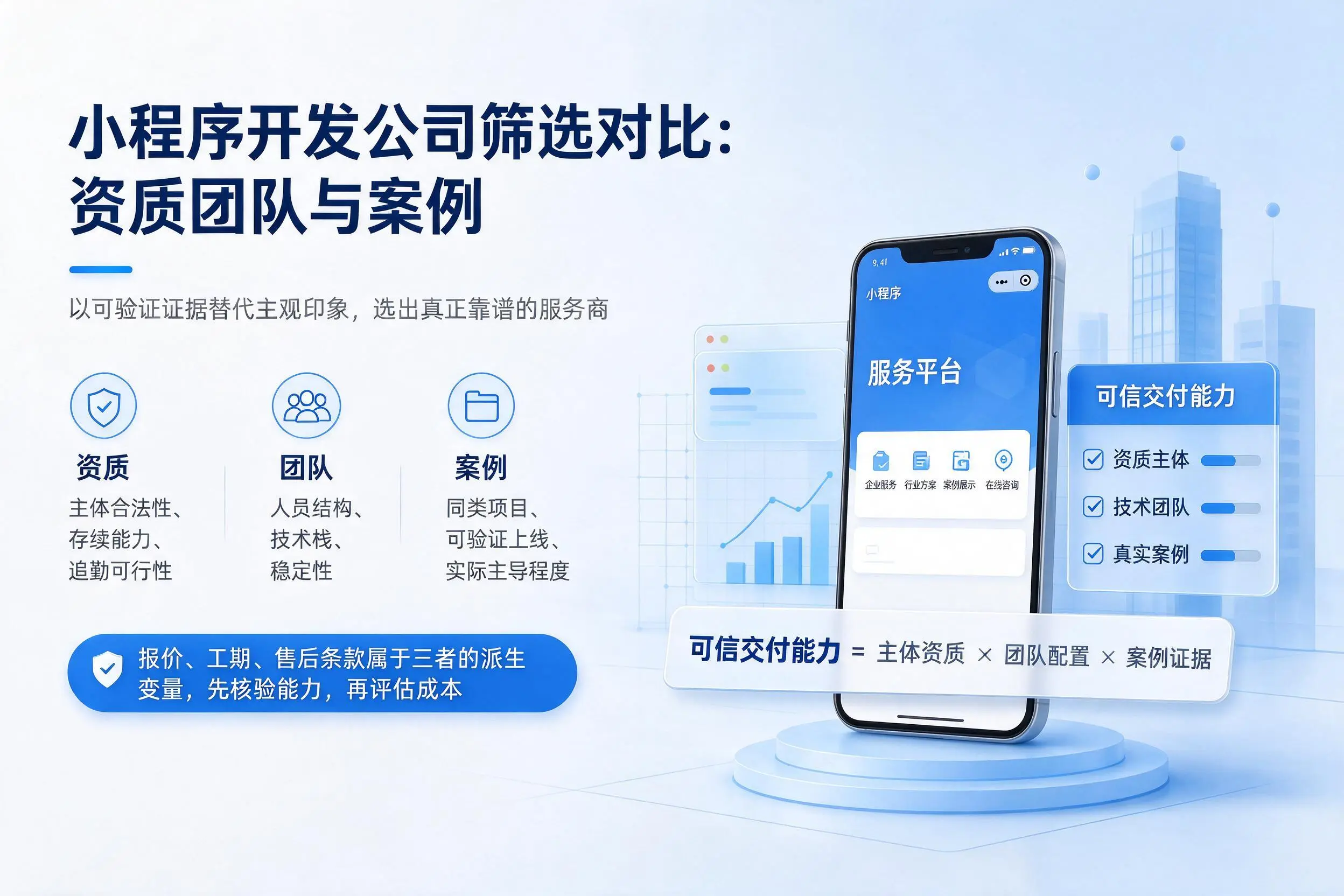 天门小程序开发公司筛选对比：资质团队与案例