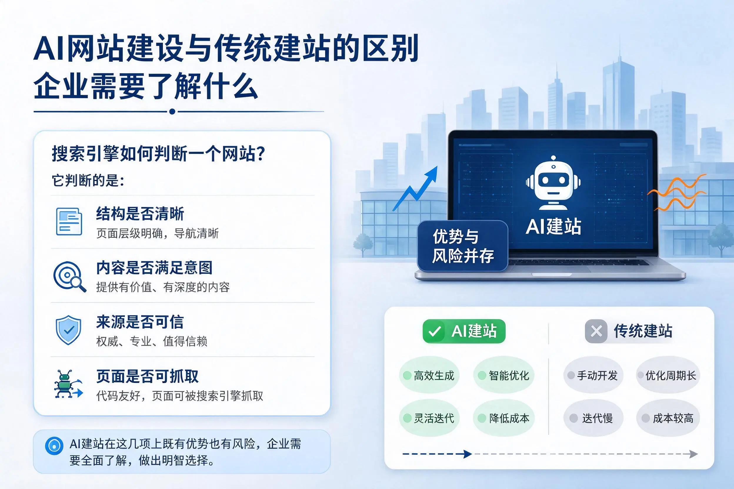 AI网站建设与传统建站的区别,天门企业需要了解什么