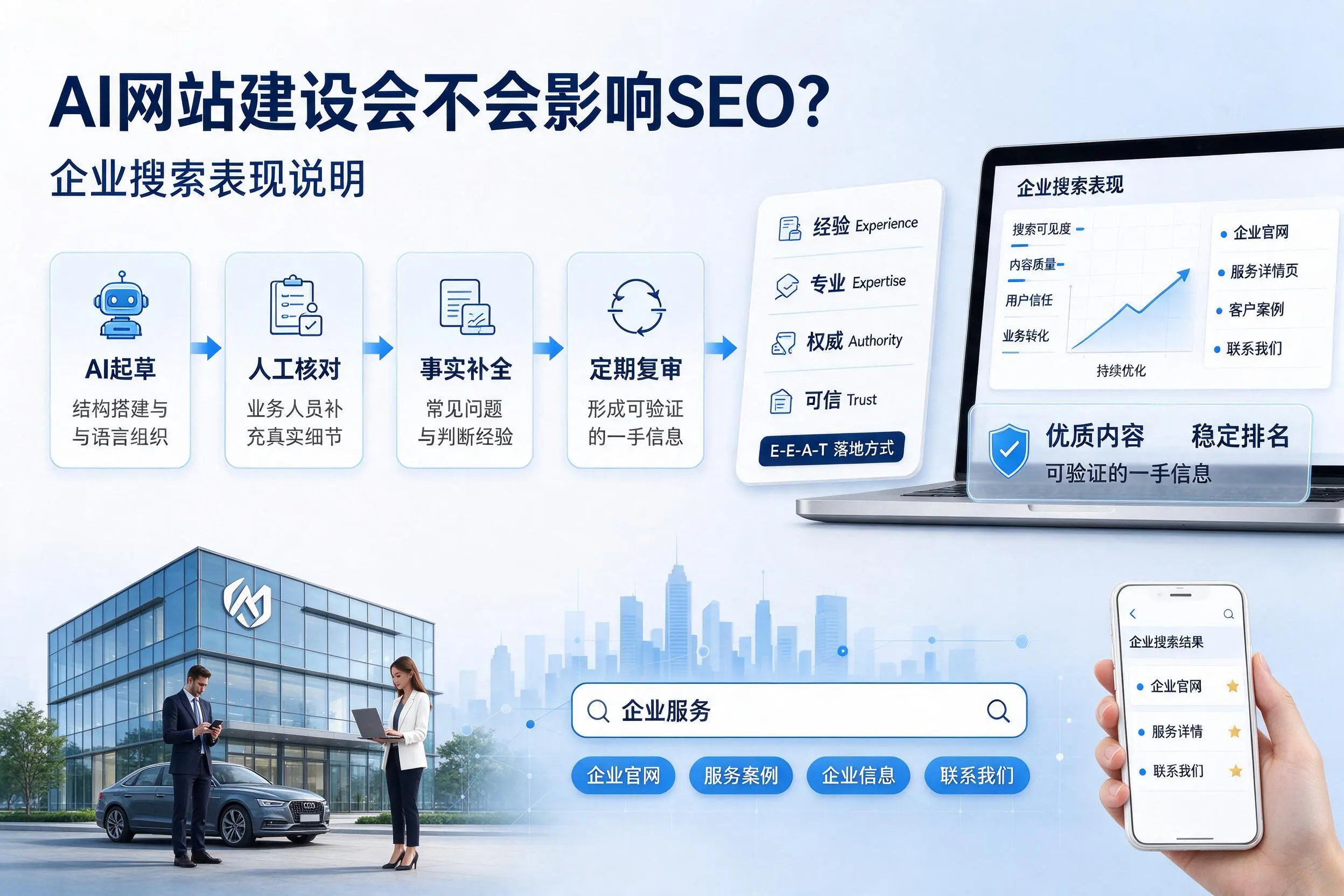 AI网站建设会不会影响SEO?天门企业搜索表现说明
